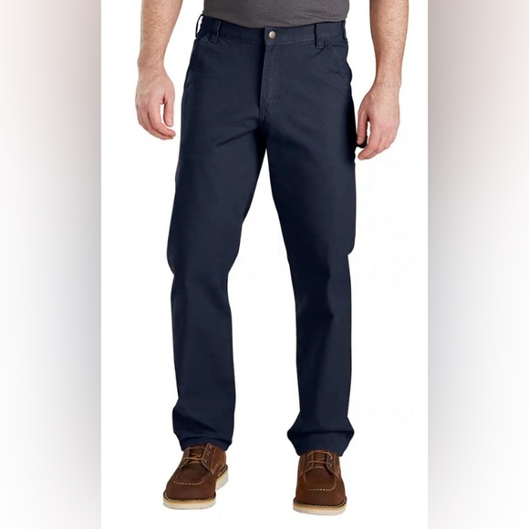 CARHARTT NWOT Relaxed Fit Rugged Flex Utility Work Pant in Navy - Picture 1 of 5